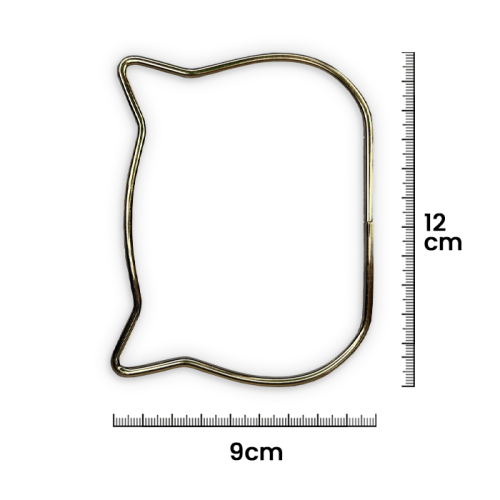 Alça Para Bolsa Gatinho 12 cm Dourado CH-3898